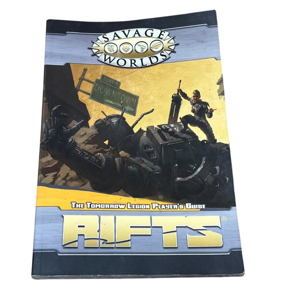 Rifts The Tomorrow Legion Players Guide Savage Worlds RPG Book By Pinnacle